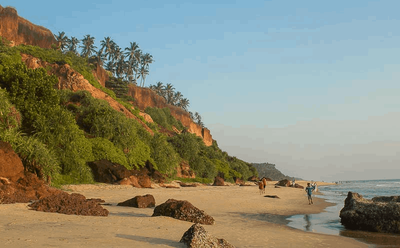 Varkala, Kerala - Kerala is one of the best places for solo travel in India