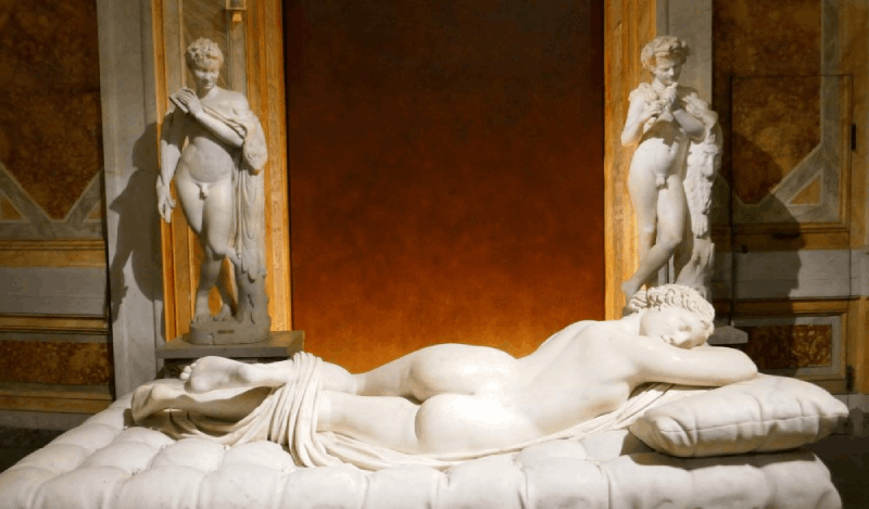 Woman Sculpture Villa Borghese Gallery, Rome, Italy
