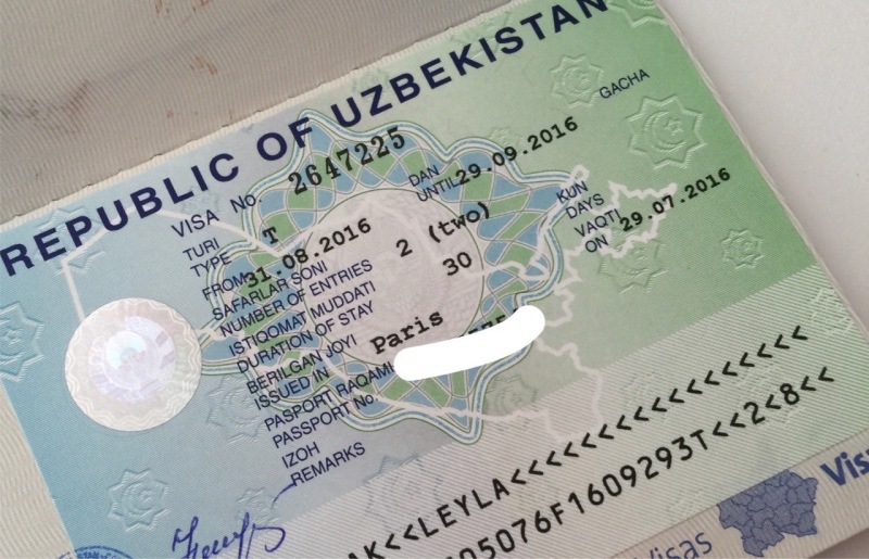 Visa to Uzbekistan