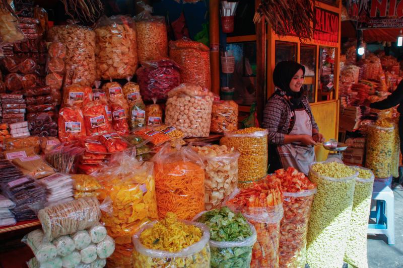 Market in Medan - capital of Sumatra