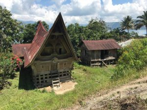 Sumatra Batak house in Lake Toba