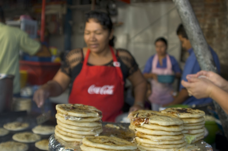 El Salvador pupusas