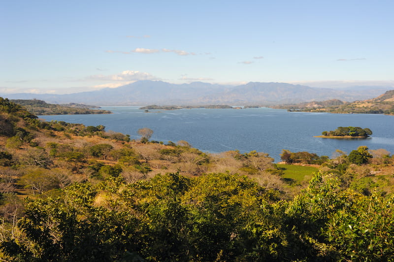 Lake Suchitlan in El Salvador