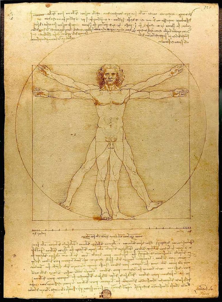 Leonardo da Vinci Vitruvian Man