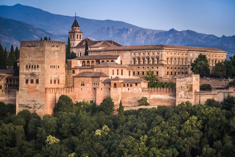 The Alhambra in Granada, Andalusia, Spain